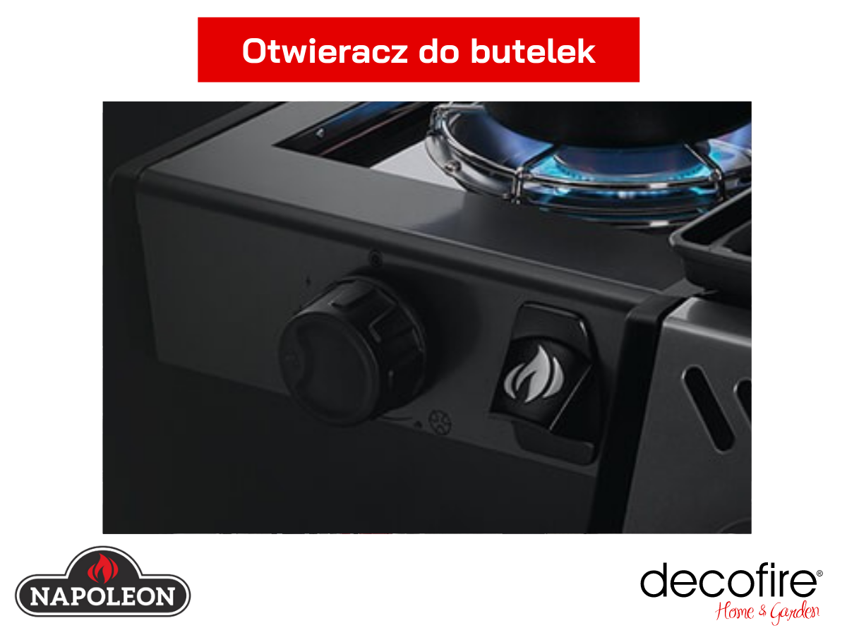 Otwieracz do butelek w grillu gazowym Napoleon 365 SB