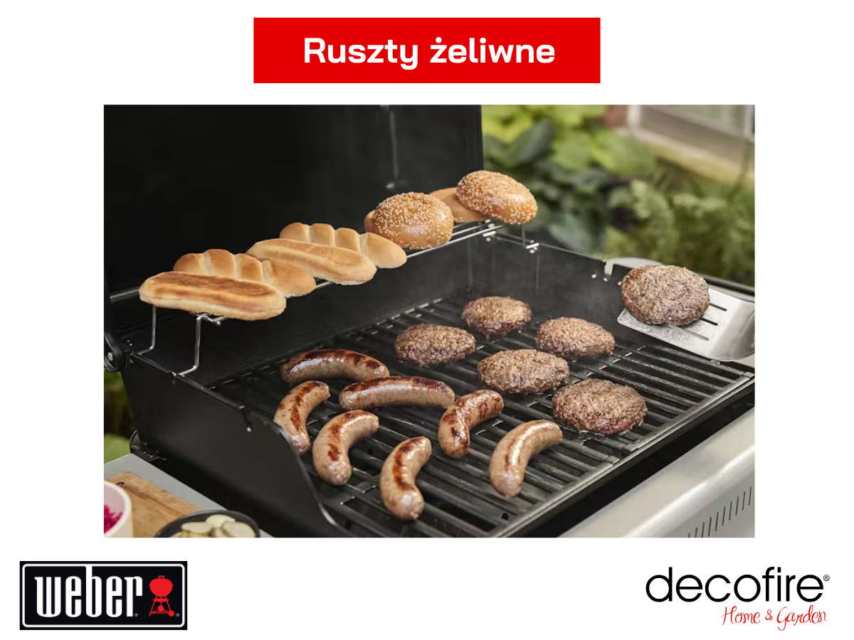 Grill gazowy Weber Spirit EP-325 – ruszty żeliwne