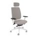 Fotel biurowy Grospol Valio WT HD chrome white tkanina Omega - 8 kolorów