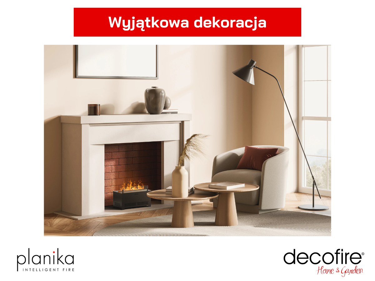 Wyjątkowa dekoracja – kominek na parę wodną