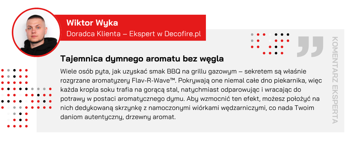 Aromatyzery Flav-R-Wave™ - jak uzyskać smak z grilla gazowego - rada eksperta