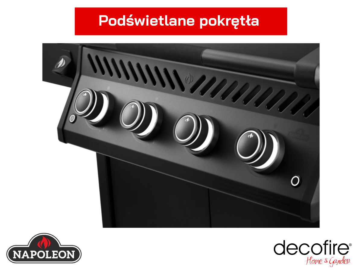 Podświetlane pokrętła 