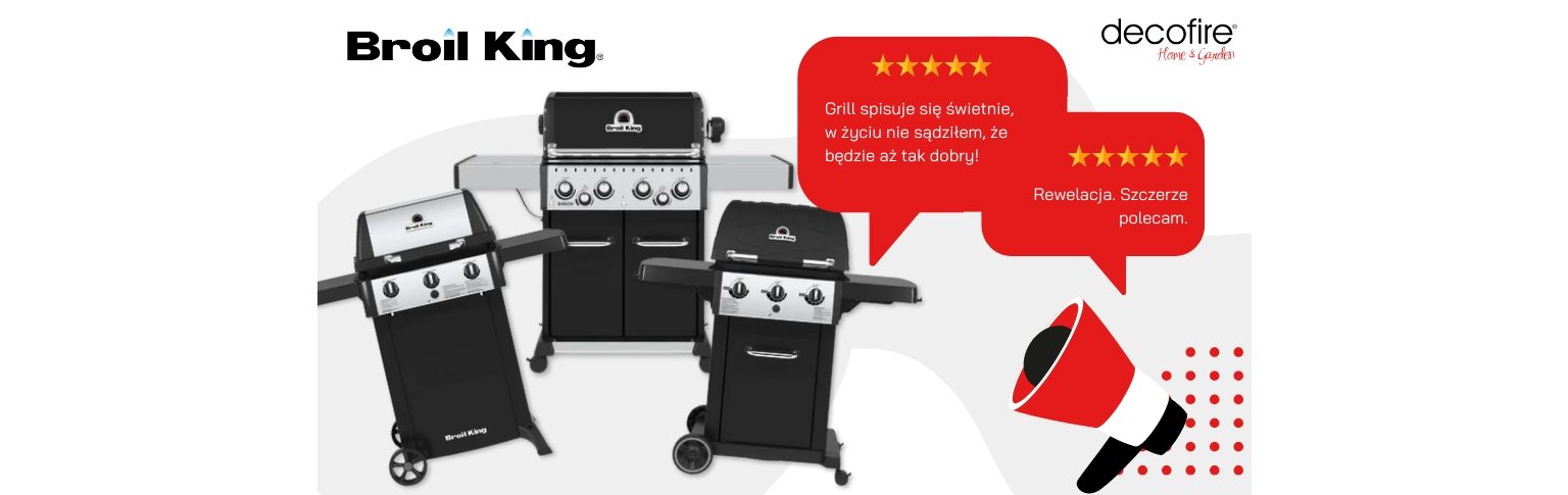 Najlepiej oceniane produkty Broil King – ranking wg. Klientów Decofire