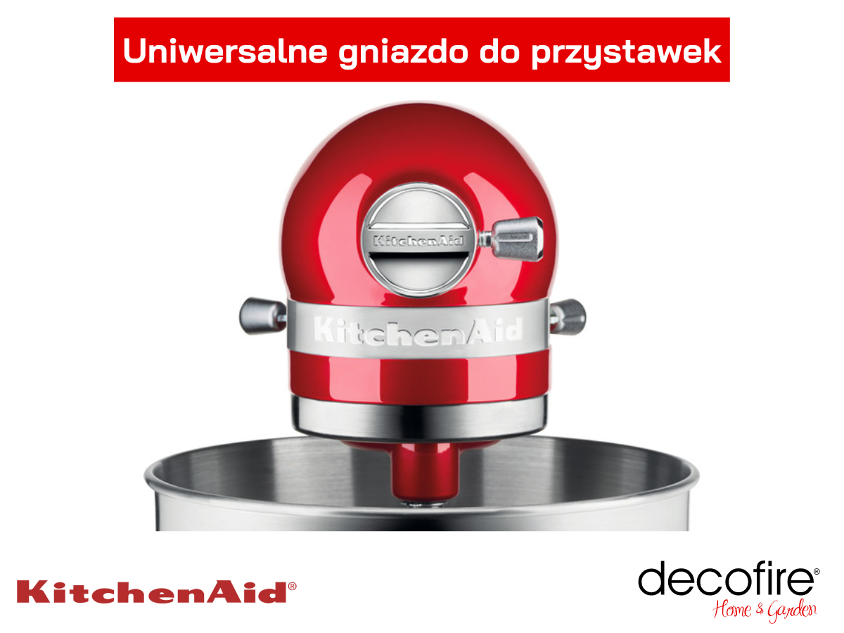 Uniwersalne gniazdo na dodatkowe przystawki w mikserze Mini Candy Apple 3,3 l KitchenAid