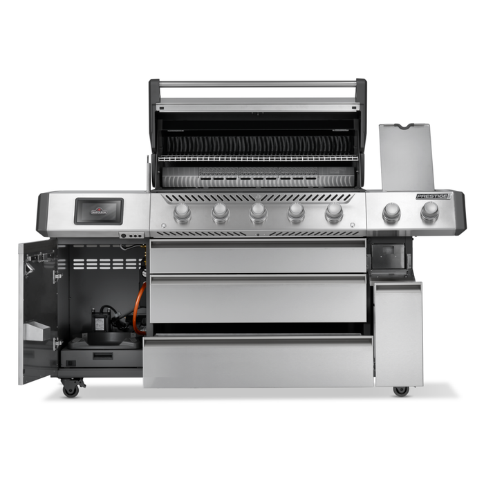 Grill gazowy Napoleon Prestige PRO 665 z palnikiem rożna i palnikiem bocznym Sizzle Zone (PRO665VXRSIBPSS-PL)