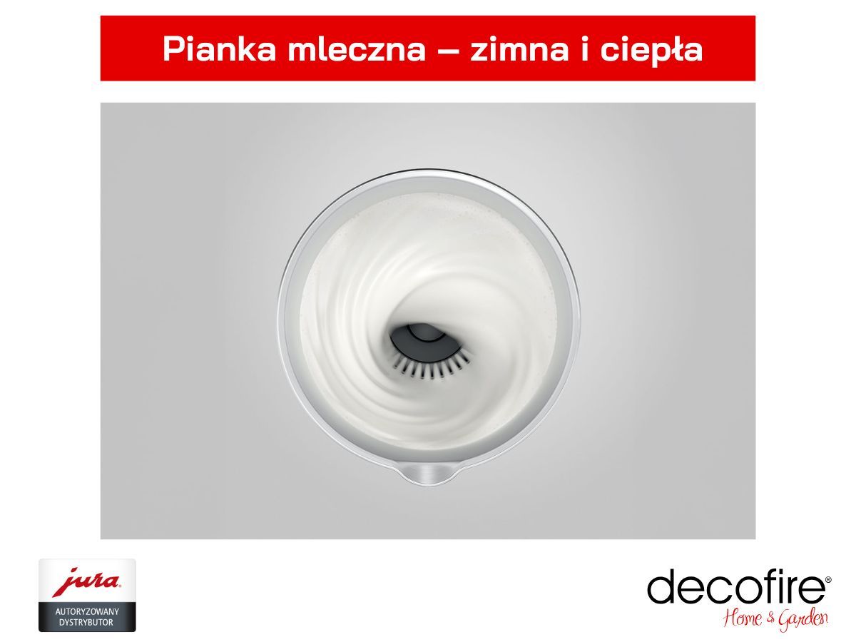 Zimna pianka mleczna