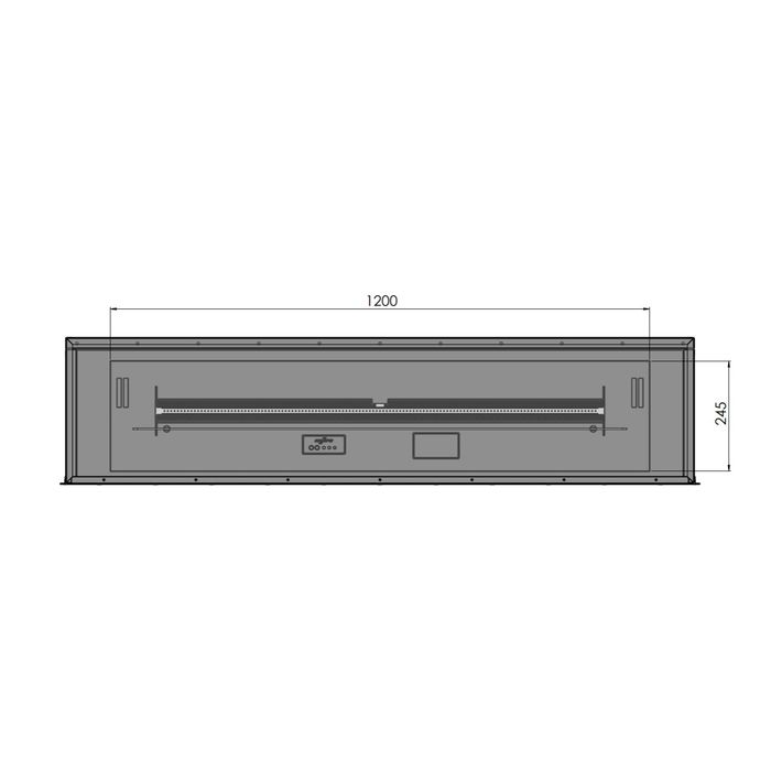 Biokominek do zabudowy Infire Etronic Basic Inside Basic 1400