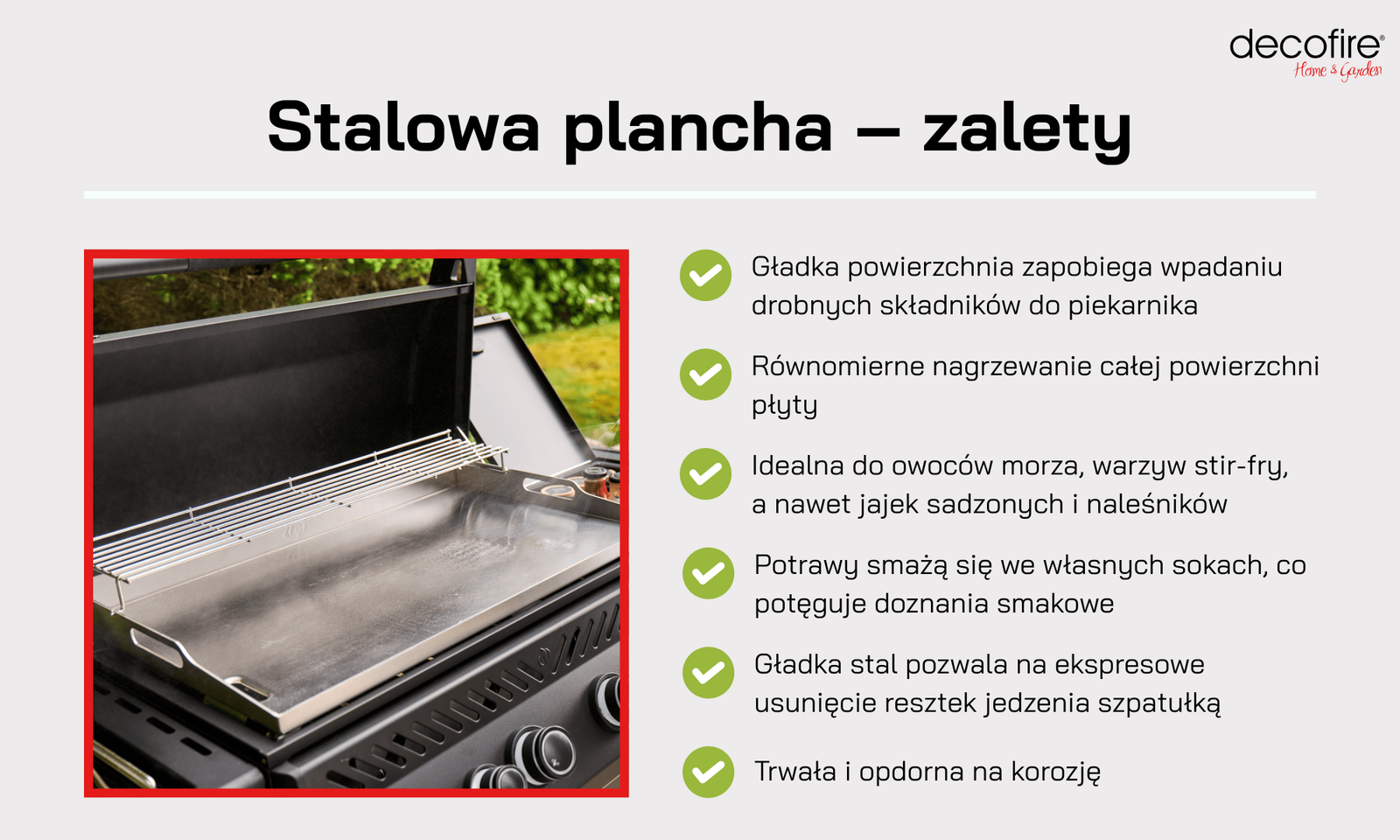 Zalety stalowej planchy
