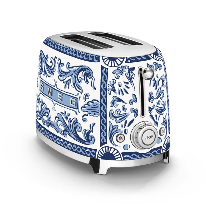 Toster na 2 kromki Smeg Blu Mediterraneo (TSF01DGBEU)