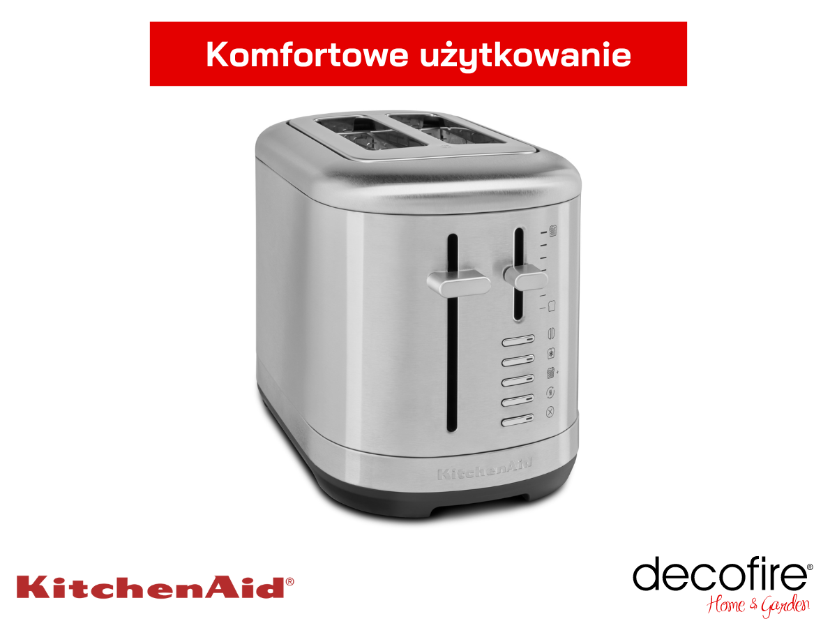 Komfortowe użytkowanie tostera Stainless Steel KitchenAid