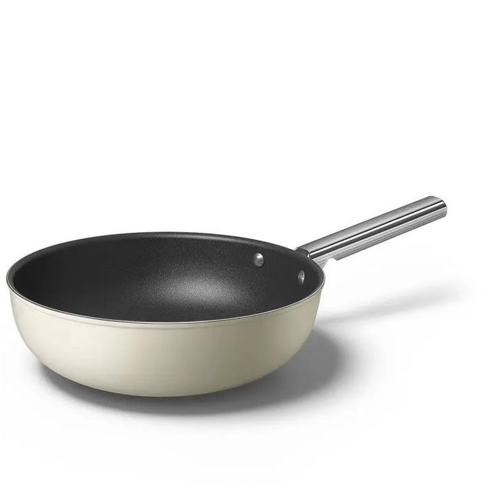 Wok 30 cm Kremowy Smeg (CKFW3001CRM)