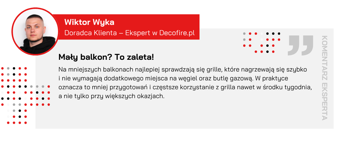 Opinia eksperta o kompaktowych rozmiarach grilla