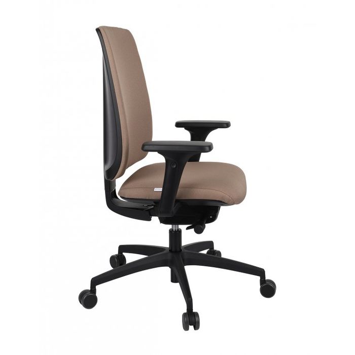 Fotel biurowy Grospol Valio BT black chrome tkanina Note - 12 kolorów