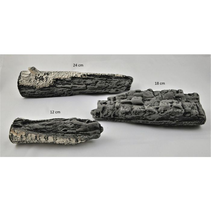 Polana ceramiczne białe opalane set 1 Akowood AKO 101 (ID-101)