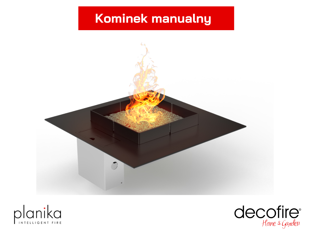 Kominek manualny Mico Planika – wygodna obsługa