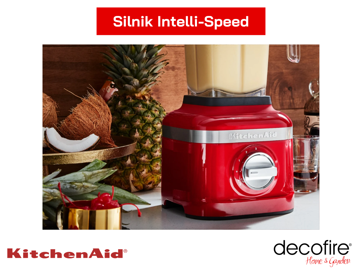 Silnik Intelli-Speed w blenderze kielichowym K150 Empire Red KitchenAid
