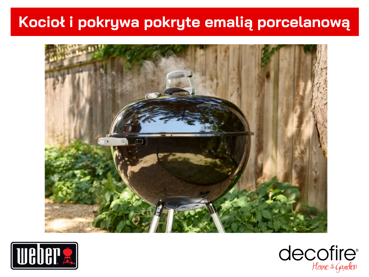 Kocioł i pokrywa pokryte emalią porcelanową