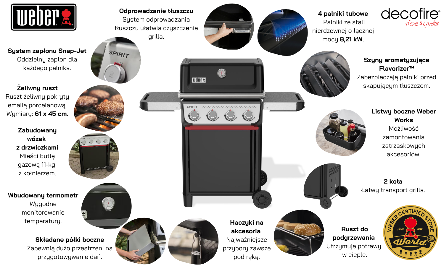 Grill gazowy Weber Spirit E-415 (1502101)