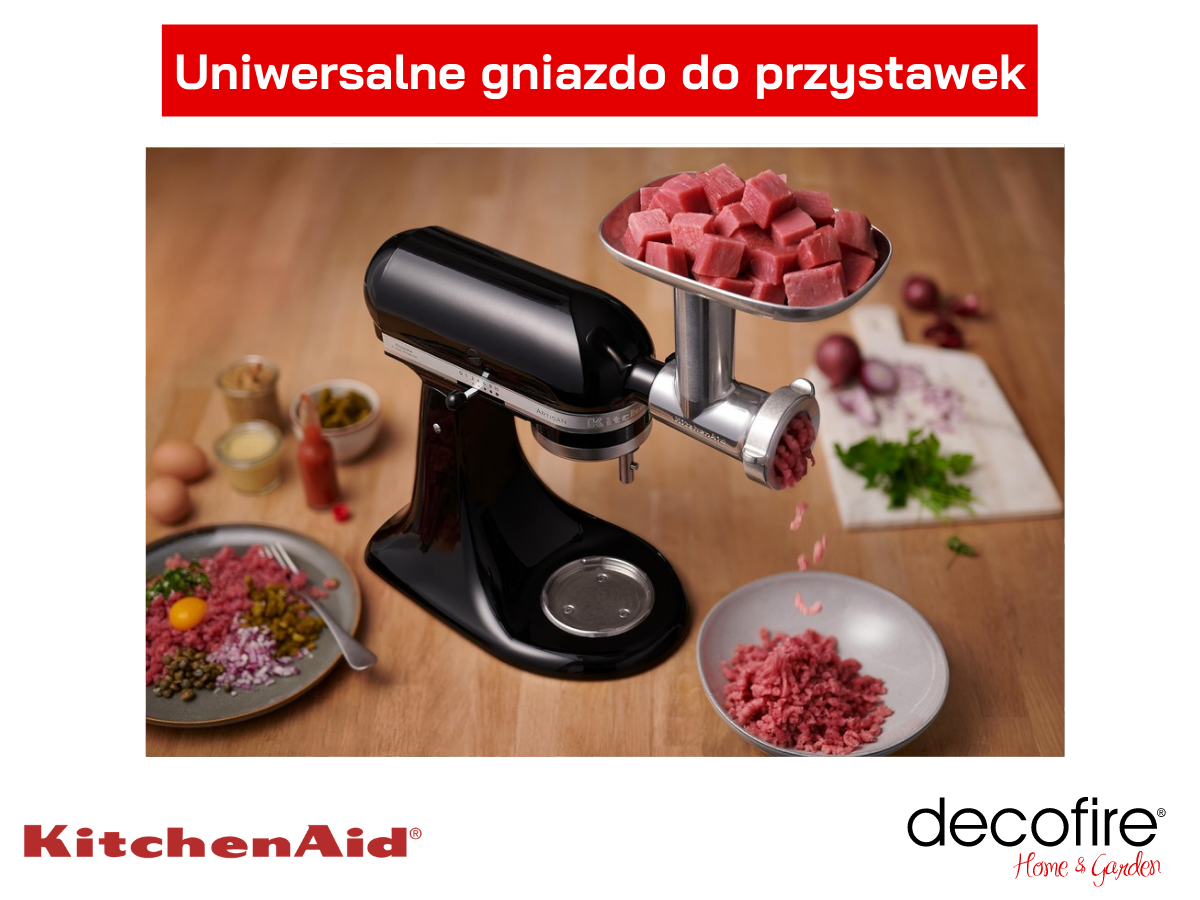 Mikser Aristan 5 Onyx Black KitchenAid z przystawką do mielenia mięs