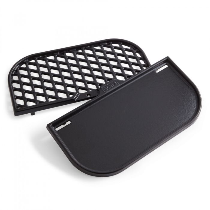 Gourmet BBQ System - Wkład GBS 2 w 1 płyta żeliwna Griddle z żeliwnym rusztem Sear Grate Weber (8858)