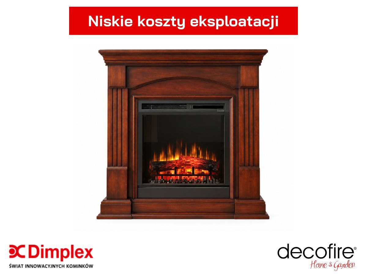 Całoroczny urok ognia i energooszczędność LED (tylko 7 W)