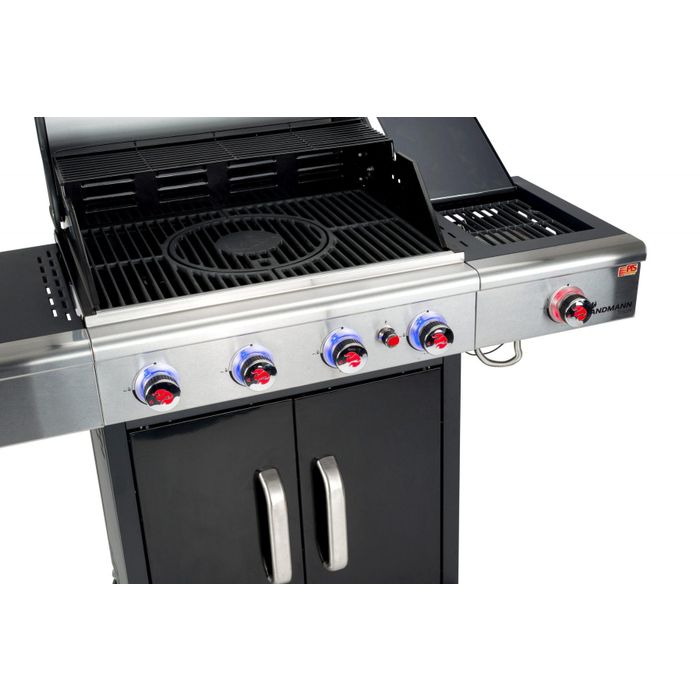Grill gazowy Landmann Triton maxX PTS 4.1 czarny z palnikiem na podczerwień (12968)