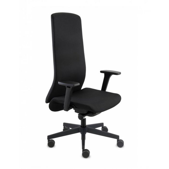 Grospol Krzesło biurowe Fotel Smart B black tkanina Valencia - 12 kolorów