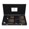 16-częściowy zestaw sztućców Luxury Line drewno Oliwne Laguiole