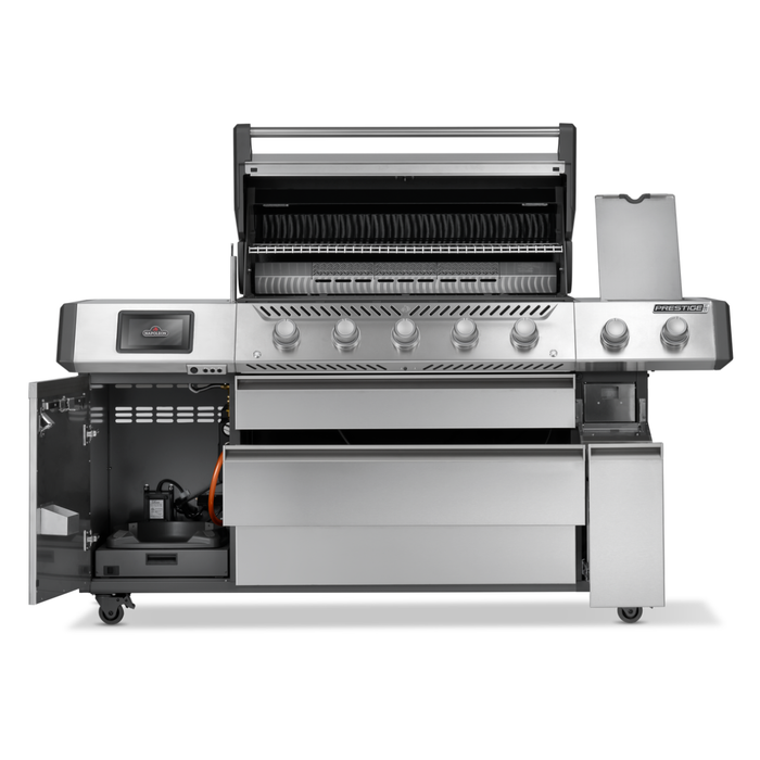 Grill gazowy Napoleon Prestige PRO 665 z palnikiem rożna i palnikiem bocznym Sizzle Zone (PRO665VXRSIBPSS-PL)