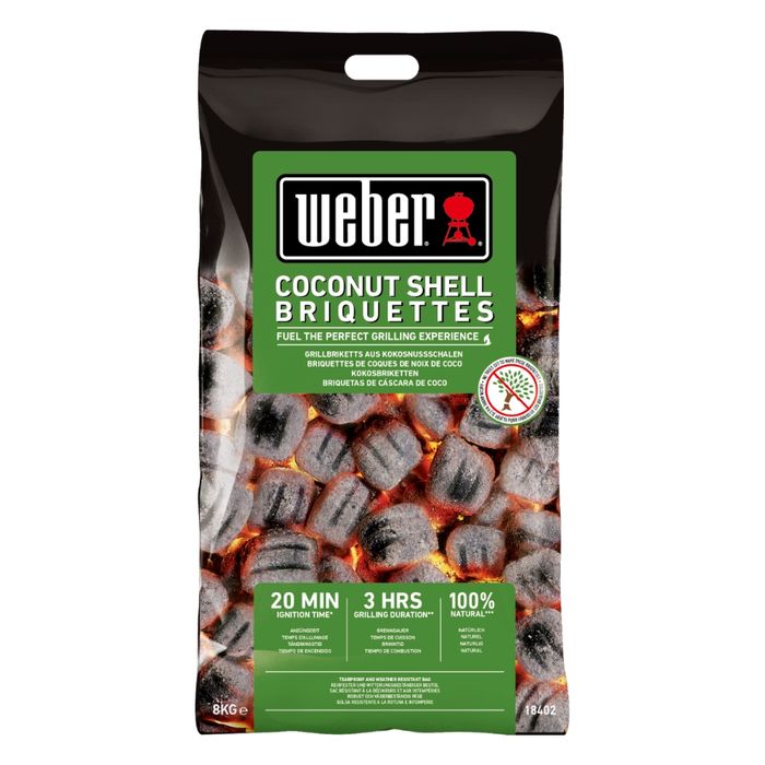 Brykiet ze skorup kokosa 2 kg Weber (18450)