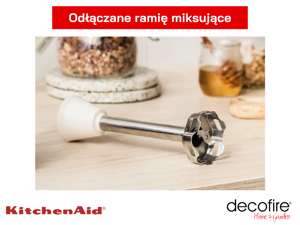 Odłączane ramię miksujące ze stali nierdzewnej