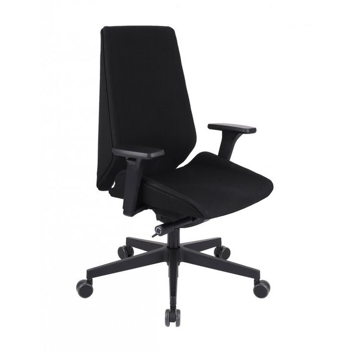 Grospol Fotel biurowy Moon black tkanina Bondai - 8 kolorów