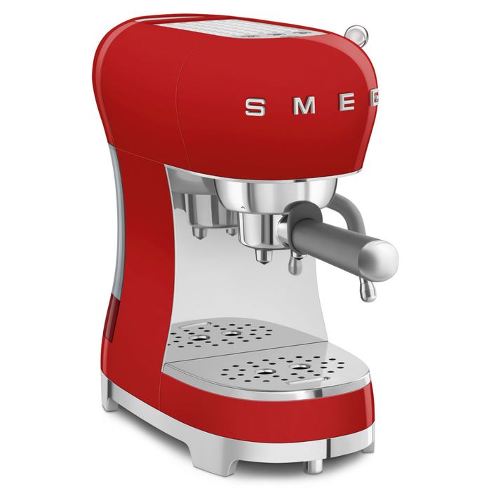 Ekspres kolbowy 50's style Czerwony Smeg (ECF02RDEU)