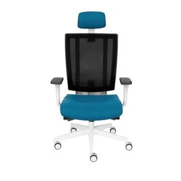 Grospol Fotel biurowy MaxPro WS HD white tkanina Magic Velvet - 10 kolorów