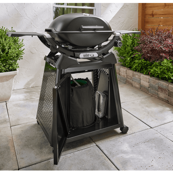 Grill gazowy Weber Q 2200N ze stolikami bocznymi i wózkiem Premium (1501105)