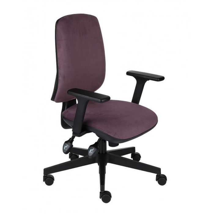 Fotel biurowy Grospol Starter 3D black tkanina Omega - 8 kolorów