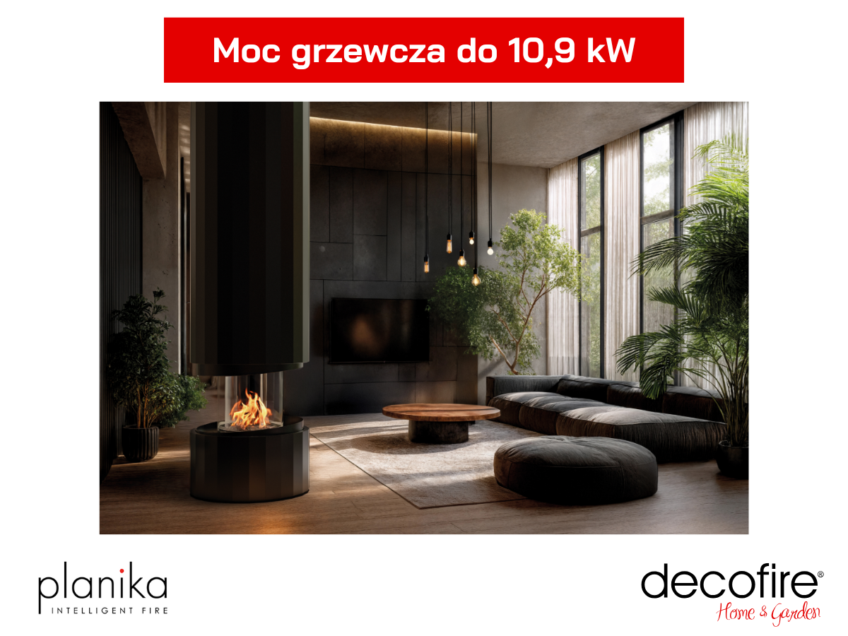 Moc grzewcza 10,9 kW
