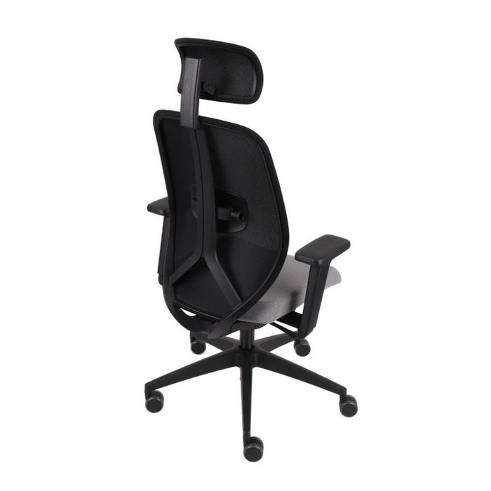 Grospol Ergonomiczny fotel biurowy 4U BS HD black tkanina Medley - 12 kolorów
