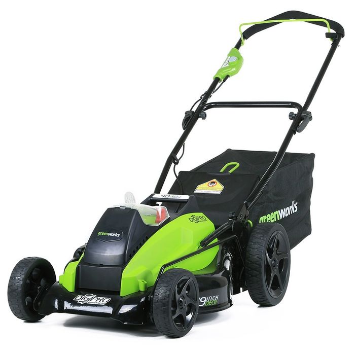 Zestaw GreenWorks Akumulatorowa Kosiarka DigiPro 45 cm 4w1 G-MAX 40 V + Bateria 4Ah + Ładowarka (2500407UB)
