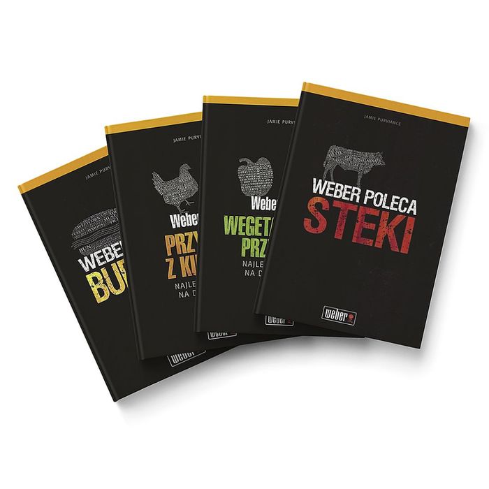 Zestaw 4 książek WEBER POLECA
