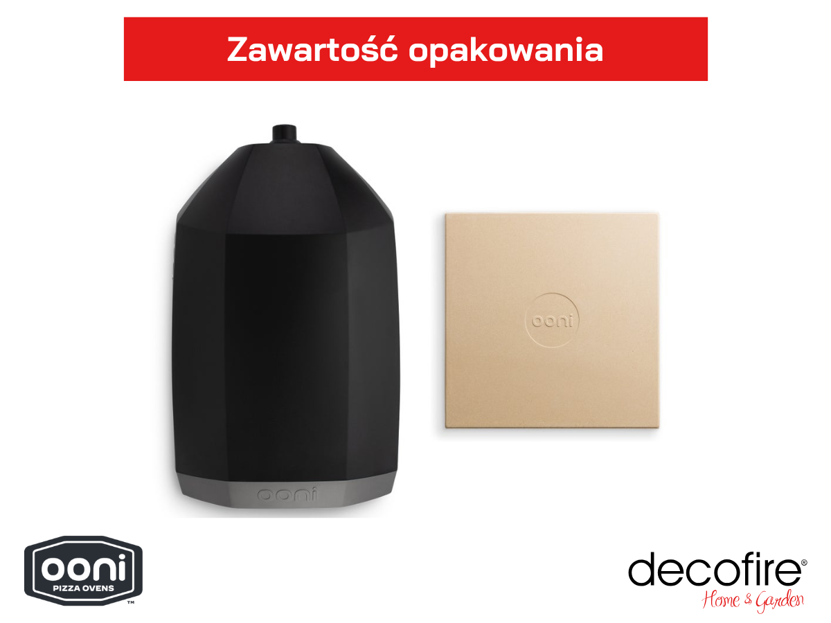 Piec do pizzy Ooni Koda 12 - zawartość opakowania