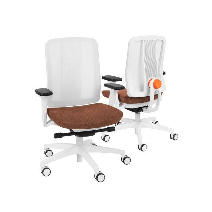 Grospol fotel dla dzieci ErgoJunior WS white / grey / black tkanina Strong - 8 kolorów