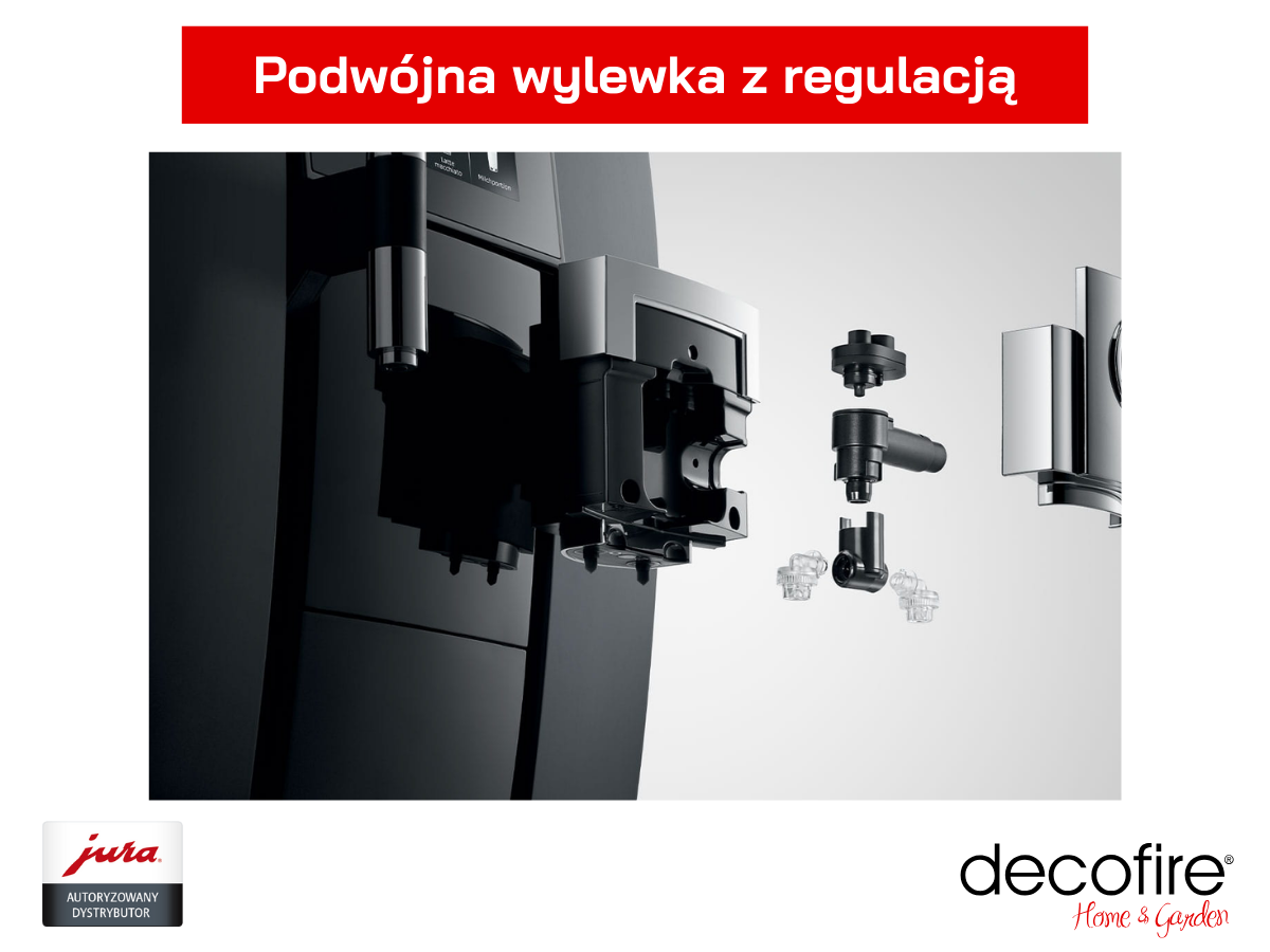 Podwójna wylewka z regulacją wysokości