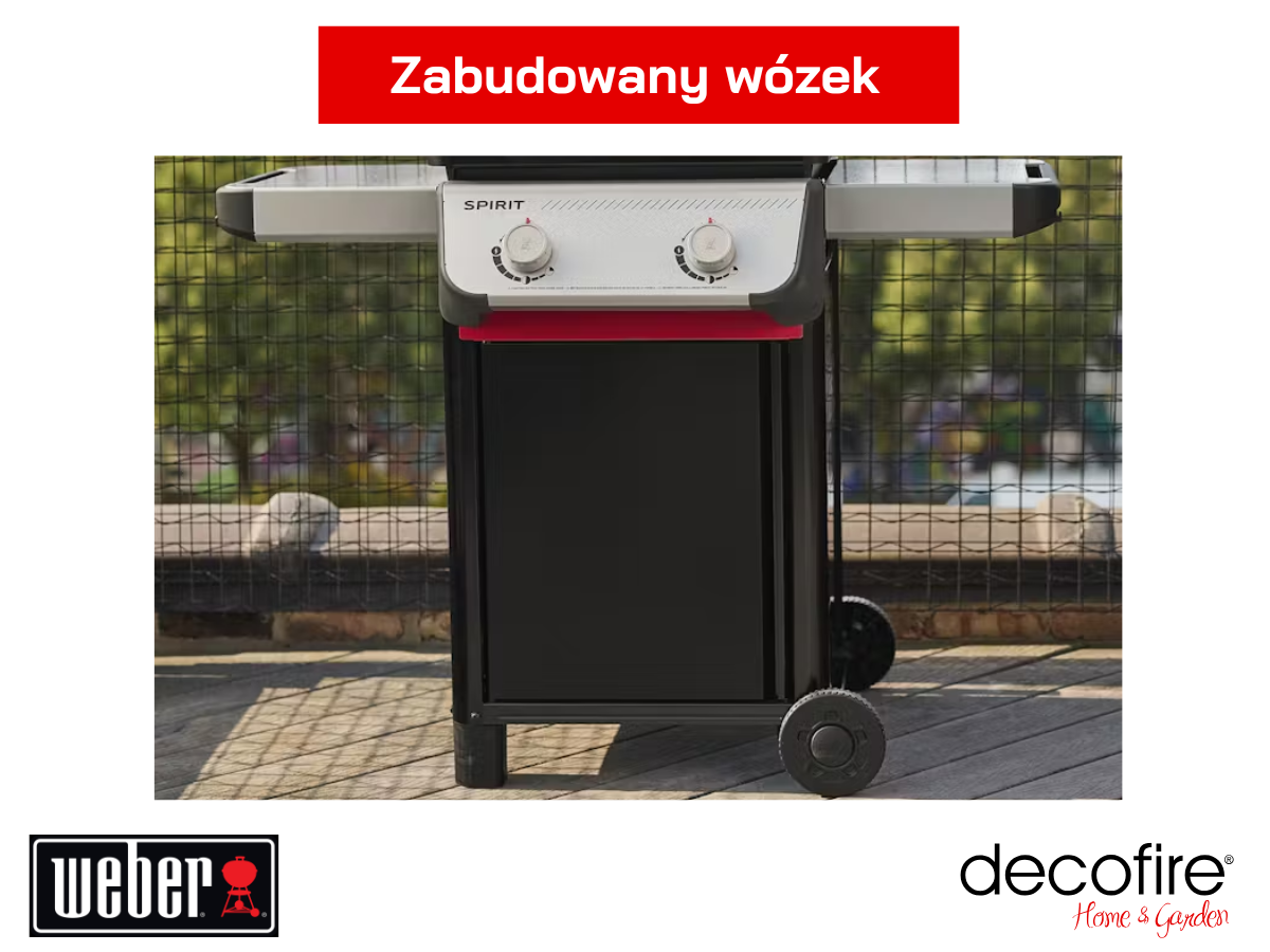 Zabudowany wózek z drzwiczkami