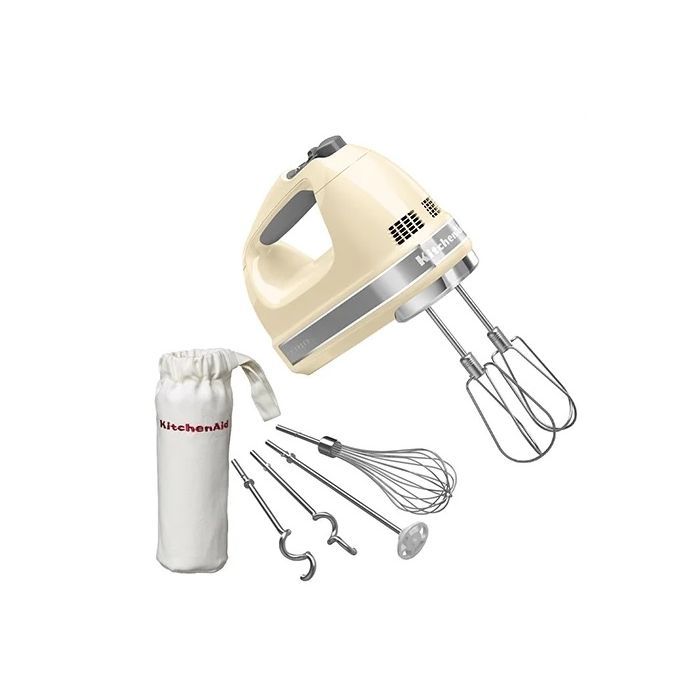 Mikser 9-biegowy ręczny Almond Cream KitchenAid (5KHM9212EAC)