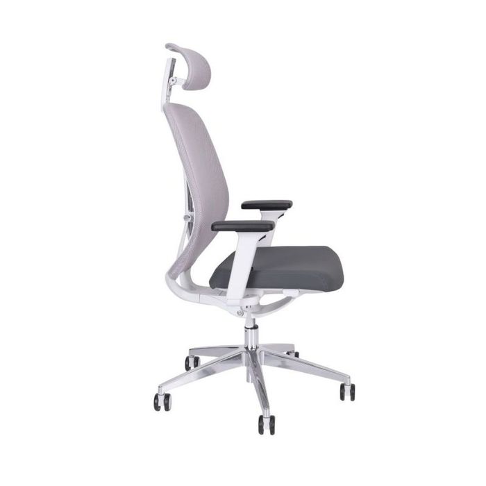 Grospol Ergonomiczny fotel biurowy 4U GS HD chrome tkanina Note - 12 kolorów