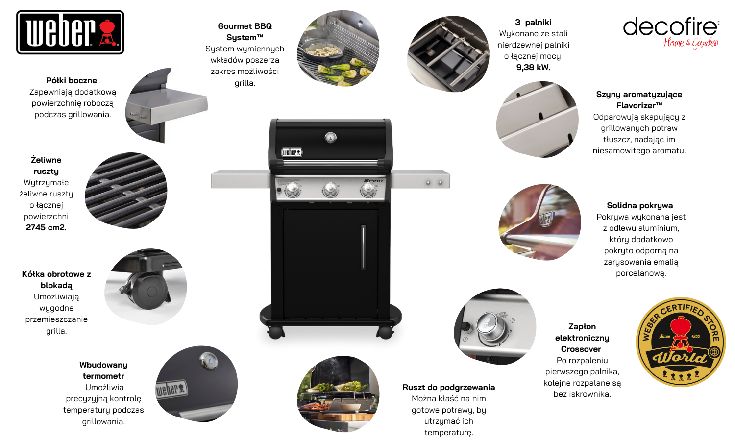 Grill gazowy Weber Spirit E-315