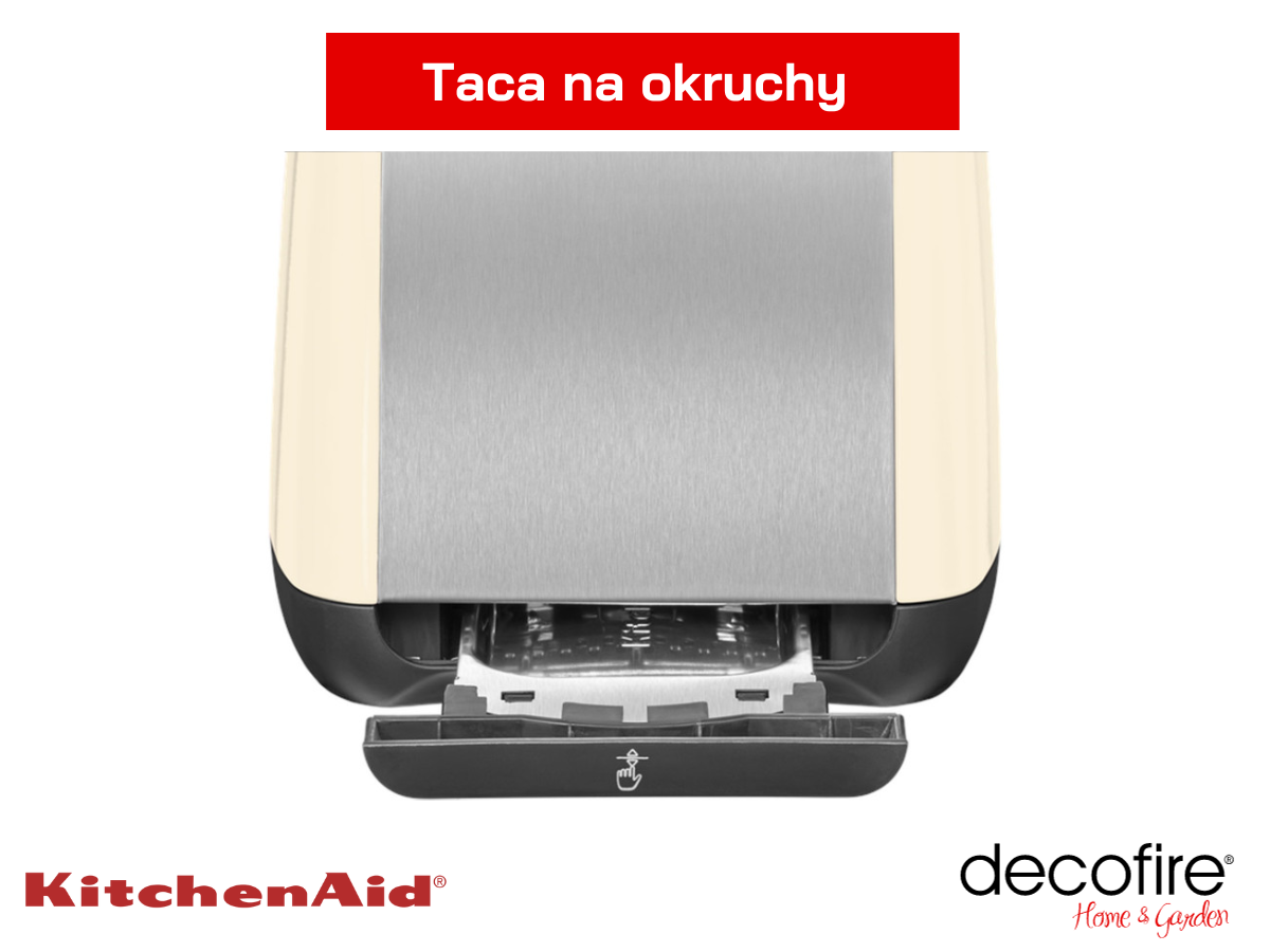 Taca na okruchy w tosterze 2 Almond Cream KitchenAid