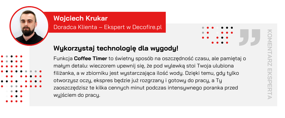 Wypowiedź eksperta kawowego decofire