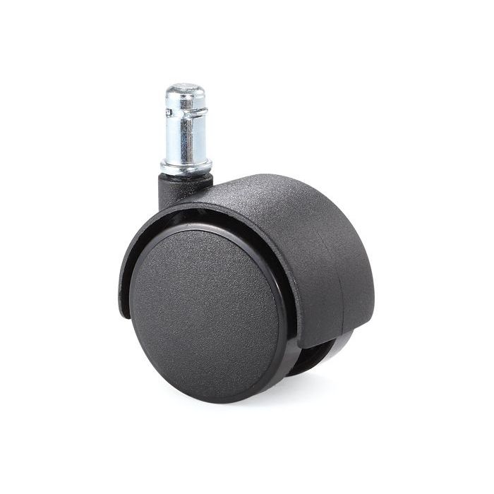 Unique Kółka nylonowe twarde do foteli biurowych 50 mm - 5 szt. (CT-02)